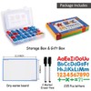 235 Pcs Magnetic Letter Number with Magnet Board, 2 Erasable