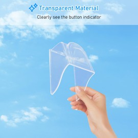 Pilipane Plastic Doorbell Rain Cover, Transparent RainproofDoorbell Cover for Protective, Doorbell Watertight Splashproof Box(Doorbell not Included) for Protective doorbell