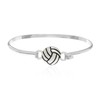 PammyJ Volleyball Charm Bangle Bracelet
