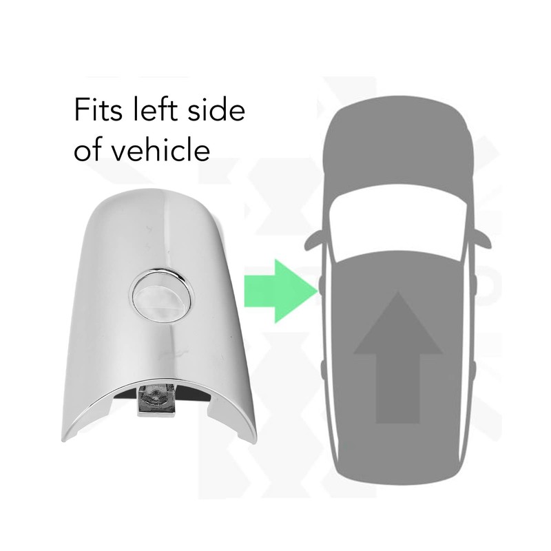 Front Left Exterior Handle Lock Cover, Door Handle Chrome Cover