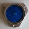 Medium Metal Mounting Bulls Eye Spirit Bubble Plumb Level (Blue