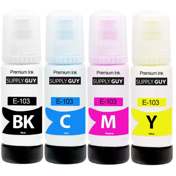 Supply Guy Ink Compatible with Epson 103 for EcoTank ET