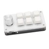 6 Key One Handed Mechanical Keyboard with Knob Wired Plug
