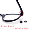 JAMMY 2Pair Eyeglass Repair Kits Glasses Hinge Tighteners Silicone Hinge