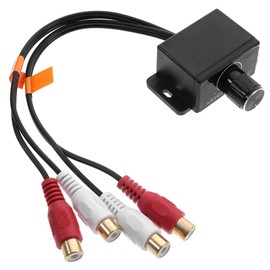SUPVOX Car Audio Bass Knob Controller Passive Volume Control RCA Cable Audio Amplifier