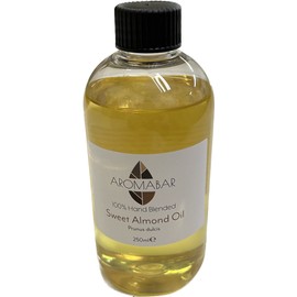 Sweet Almond Oil 250ml Pump Dispenser Aromatherapy Carrier 100% Pure