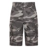 Mountain Warehouse Mens Camo Cargo Shorts Black Camo Mens W38