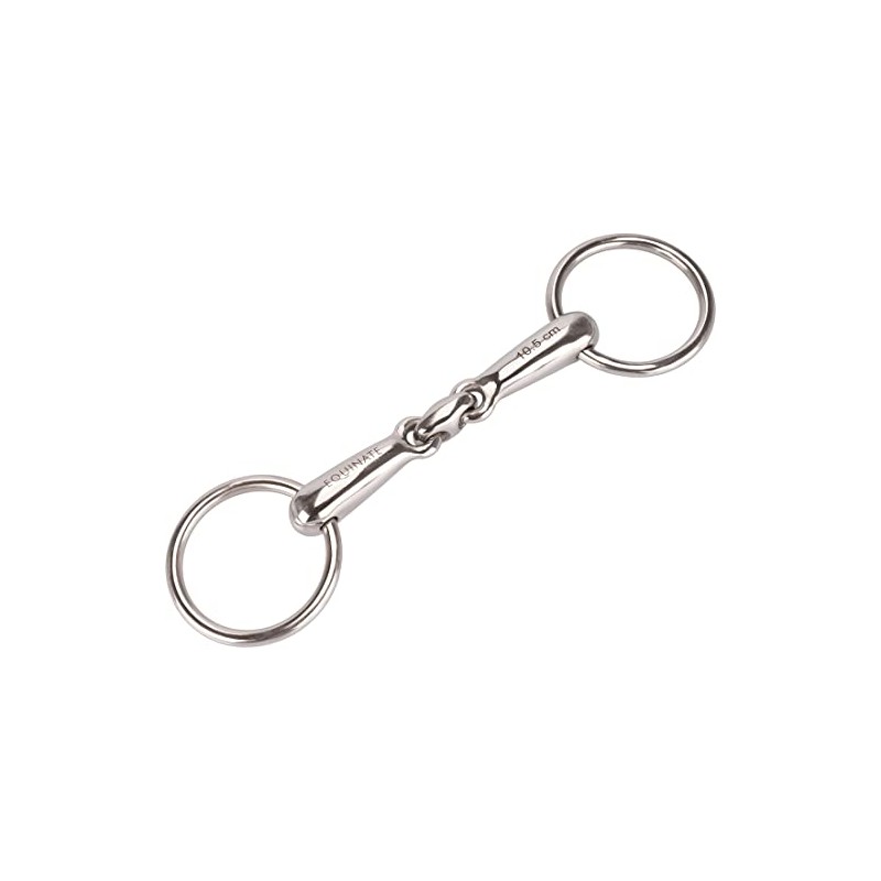 Equinate Pony Water Snaffle Stainless Steel 16 mm Double Jointed