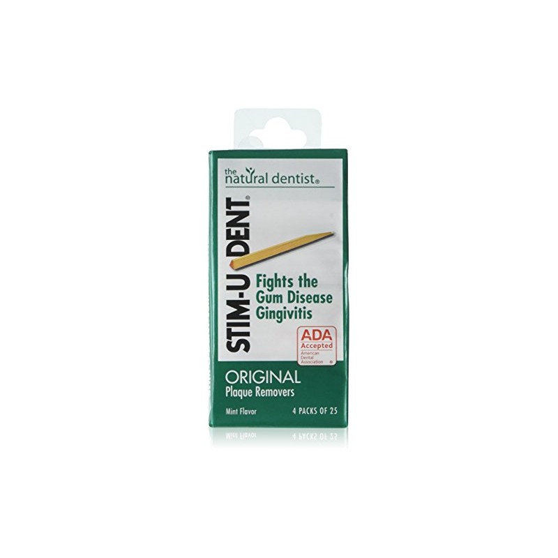 Stim-U-Dent - Eliminadores de placas de menta (100 unidades cada