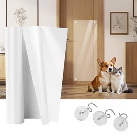 BUCOMTU Scratch Protection Sofa Cat Scratch Protection 5 m x 43 cm Sofa Carpet Furniture Protection Invisible Scratch-Resistant Transparent Colour Can Be Cut to Size Wear-resistant and Durable