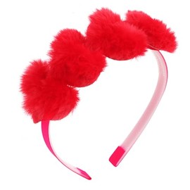 Dzrige Valentine's Day Heart Headband Red Heart Headpiece Fashion Love Heart Hair Accessories for Girls Kids Valentine's Day New Year Wedding Birthday Party Gift