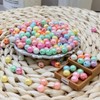 Fiozroor 200 Pcs 8mm Iridescent Colorful Pearl Craft Beads