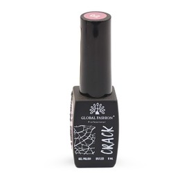 GLOBAL FASHION Professional Crackle Gel Nail Polish - Captivating Cracked Effects - 12 Long-Lasting, High-Shine Colors - 8ml, Salon-Quality Manicure at Home - (02, 8ml)
