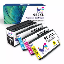 ONLYU 4pk 952XL 952 XL Ink Combo for HP OfficeJet Pro 8710 8714 8720 8725 7720 7740