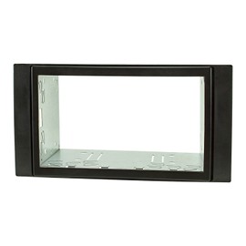 tomzz Audio 2415-069 Double DIN Radio Fascia Set Compatible with Ford Focus 2 Fiesta C-Max S-Max Galaxy Mondeo Kuga Transit Black with Installation Kit