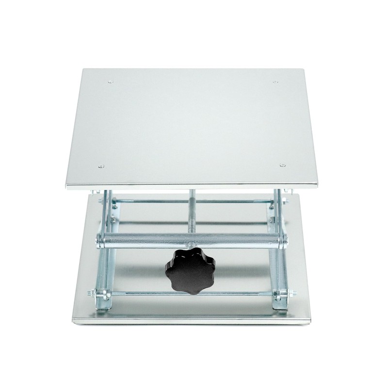 QWORK Lift Tables, 12"x12" Lab Scissors Jack, 304 Stainless Steel