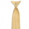 Vesuvio Napoli Boy's CLIP-ON NeckTie Solid GOLD Color Youth Neck
