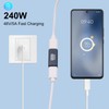 Poyiccot USB C Female Female Relay Adapter, 240W/48V/5A Super Fast