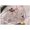 WONDERTIFY Eiffel Tower Cushion Cover Love Paris Romantic Hearts Decorative