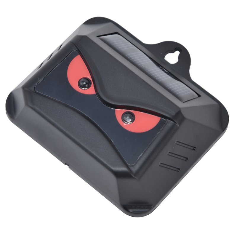 2pcs Animal Repeller Red LED Strobe Lights Waterproof Design Solar