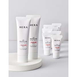 Hera [헤라] NEW UV프로텍터 톤업 50mL 듀오 기획 세트 SPF 50+ PA++++ (+15ml 7개 증정) [Hera] NEW UV Protector Tone Up 50mL Duo Set SPF 50+ PA++++ (+7 additional 15ml)