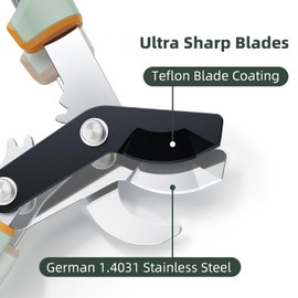 PrunePro Loppers for Tree Trimming Branch Cutter Heavy Duty Tree Pruner Rust Resistant Sharp Steel Blade Tree Limb Trimmer