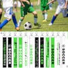 36 Pcs Soccer Keychains with Inspirational Quotes - Team Gifts
