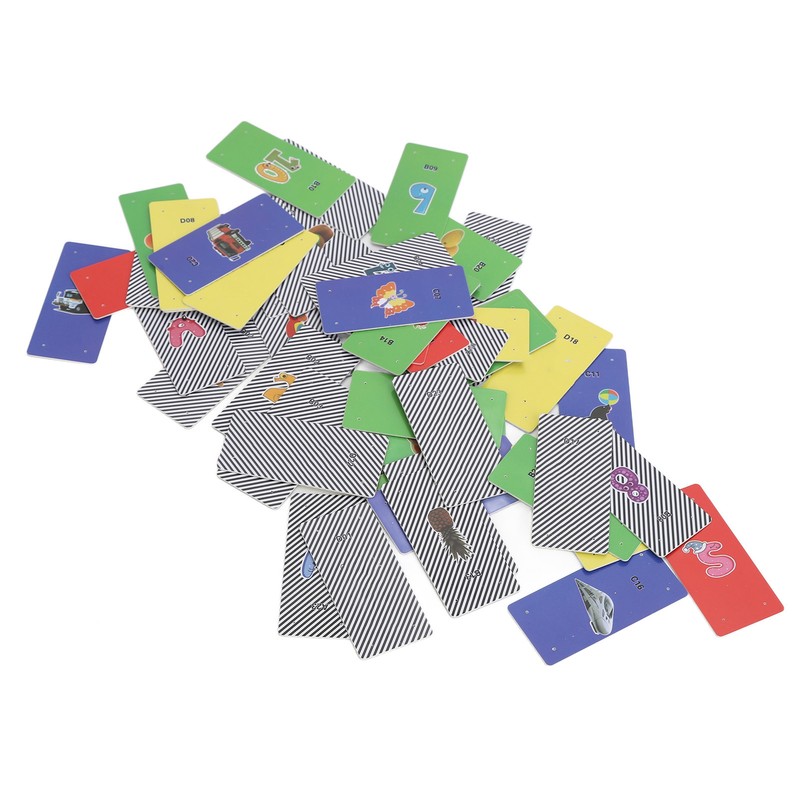 50PCS Amblyopia Training Cards 0.5mm Hole Kids Vision Punch Training