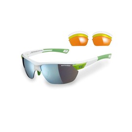Sunwise Kennington Sports Sunglasses for Men, Suitable for Sporting Activities & Leasure Purposes. Water & Impact Resistant Men's Sunglasses with Wrap Around Lense. One Size - White