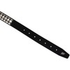 Lowlife Dub Studded Leather Belt in Black Silver