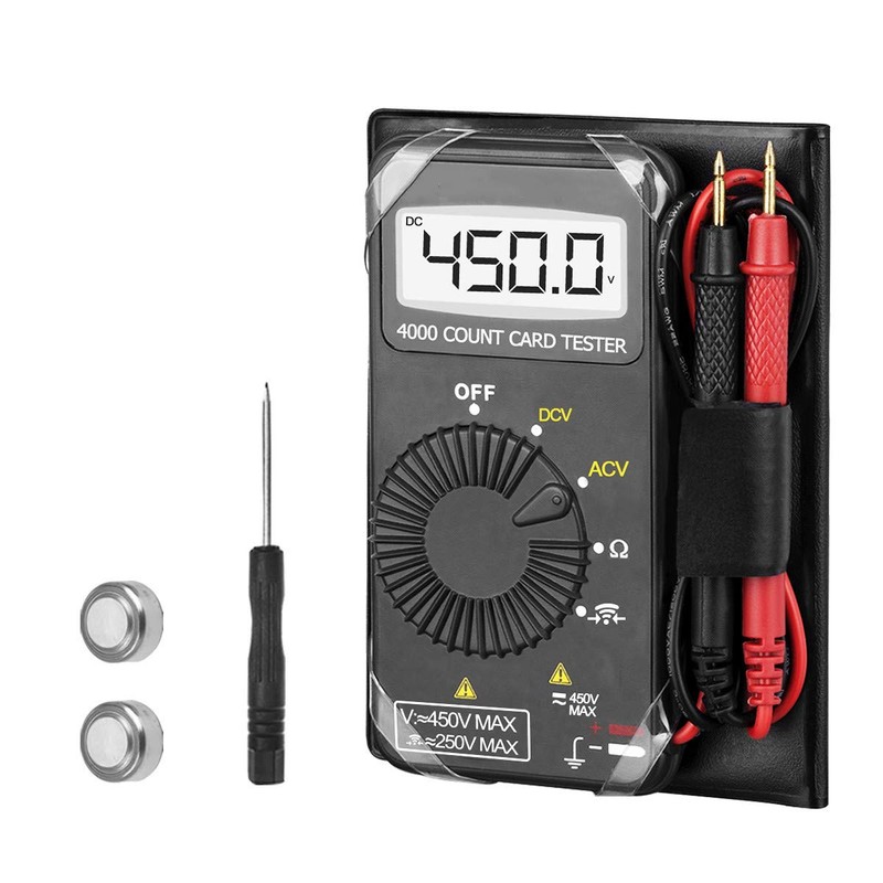 Digital Multimeter Pocket Multimeter AP-4201 4000 Counts Multi Tester Pocket