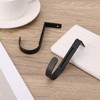 2pcs Over Door Hook, Adjustable Cubicle Hooks Durable Iron Compartment