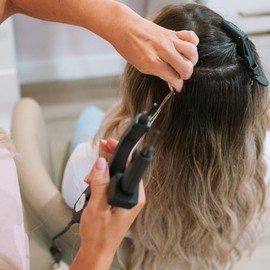 Diva Hair Extensions Keratin Bond Extension Applicator Tool and Dividing Shields