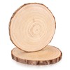 FSWCCK 2 Pack Nature Unfinished Round Wood Slices, 8-9 Inches