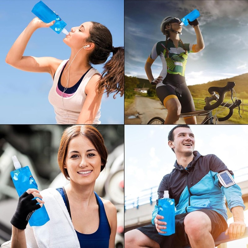 ZeiLaBang Kakadi Foldable Drinking Bottle, Foldable Water Bottle, Reusable Foldable