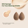 Momo's Workshop Mini Makeup Sponge, Small Size Makeup Blenders for