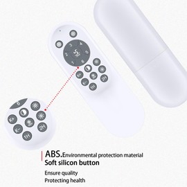 ZWP Universal Ceiling Fan Replacement Remote Control for Ruibutrade RB-FSD08 RB-FSD07 RB-FSD018, Norfolk NOR106, Dalouguan DLG-FSD37 DLG-FSD36 DLG-FSD22 DLG-FSD23, ‎TRIBILLION 20", Ceiling Fan