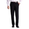 J.M. Haggar Men's Sharkskin Superflex Waist Straight Fit Dress Pant,