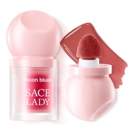 Sace Lady Rubor Líquido Multifunción 3 en 1 Maquillaje Facial Rubor Sombra e Iluminador Hidratante Resistente al Agua Larga Duración 06 Rubor Baya