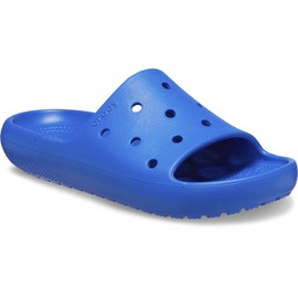 Crocs Unisex's Slides, Blue Bolt, 11/11.5 UK