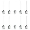Aguja Luer Lock desechable 32Ga 4 mm, paquete de 100