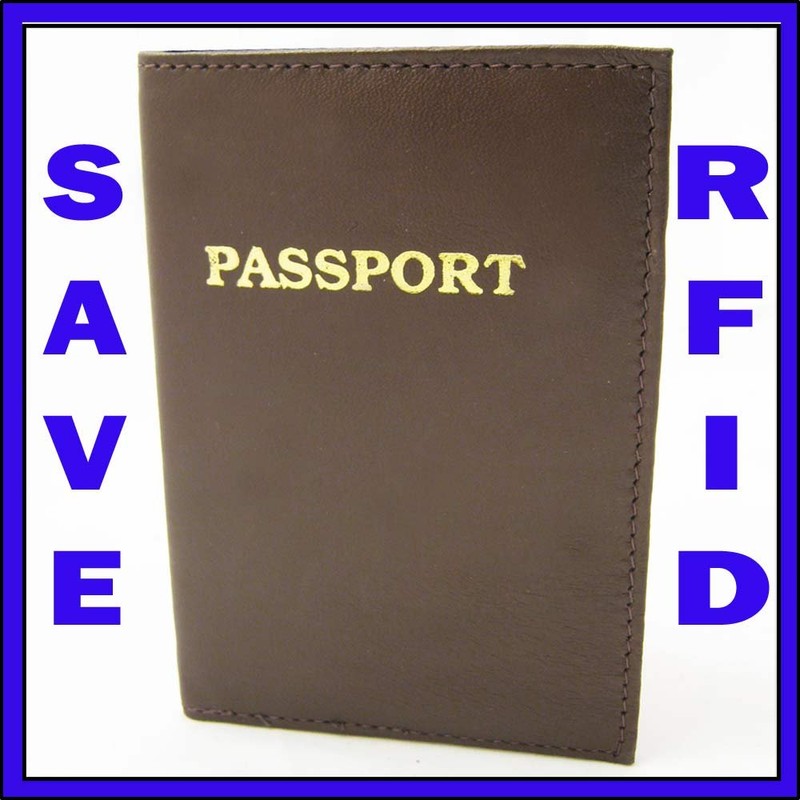 1 RFID Blocking Leather Passport Holder Wallet Cover Case Safety