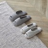 JAJU [JAJU] Quilted Simple Line Washable Living Room Slippers (Men's)