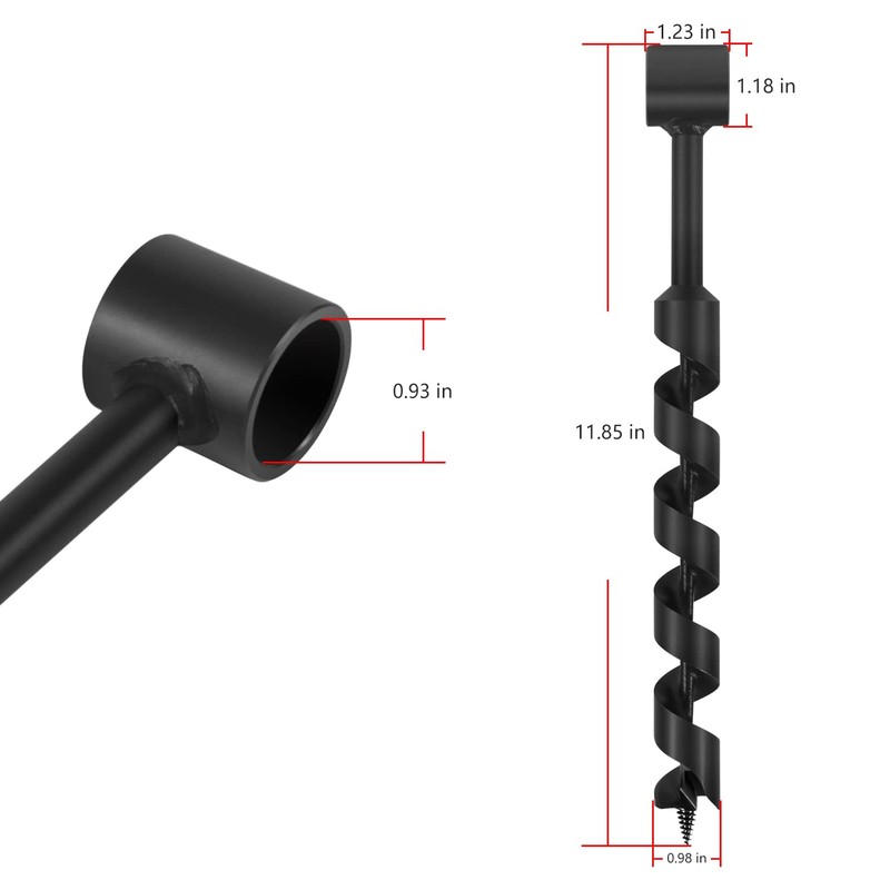 Bushcraft Survival 1” x 12” Scotch Eye Hand Wood Auger