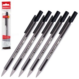 Nataraj Mechanical Pencils, 0.7mm Lead Size, Pack of 5, Platinum-X Propelling Pencils, Comfort Grip, Perfect for School Office Home Everyday Use