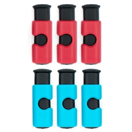 Premium Grade Food Bag Squeeze Clips Bread Clips Rubber Lid Non-slip Sealer Bag Cinches Easy Use Lock 6 Pcs