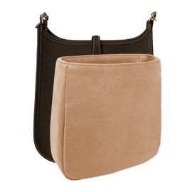 Meenda Purse Organizer Insert for Evelyne 16 TPM Handbag, Faux Suede Fabric, Lightweight, Fits Perfectly, Sturdy, light weight, Gift for Women (Gold SE16)