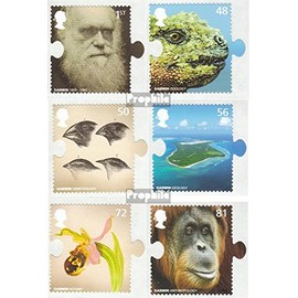 United Kingdom 2707-2712 (complete.issue.) unmounted mint/never hinged ** MNH 2009 Charles Darwin (Stamps for collectors) Amphibians/reptiles/dinosaurs