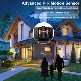 Motion Sensor Outdoor Lights, Dusk to Dawn Light Fixture, Black Wall Sconce Lighting, Front Porch Light, Exterior Lights for House Patio, Outside Door Wall Mount Anti-Rust Lantern