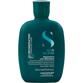 Semi di Lino Reconstruction Reparative Low Shampoo 250 ml Alfaparf Milano - Shampoo delicado reestructurante* para cabellos dañados (Nuevo Modelo)